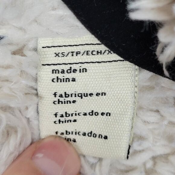 LEVI STRAUSS Sherpa Lined Denim Jean Jacket Trucker Snap Front SIZE XS - Picture 14 of 16